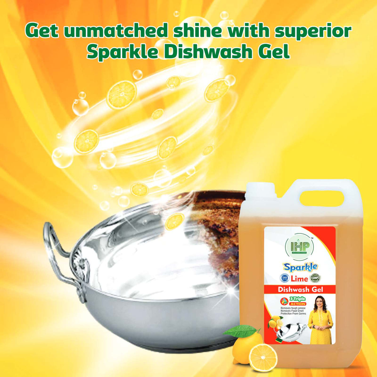 Best Dish Wash Gel in Delhi, Gurugram & Faridabad – IHP Dish Wash Gel (5L Can)