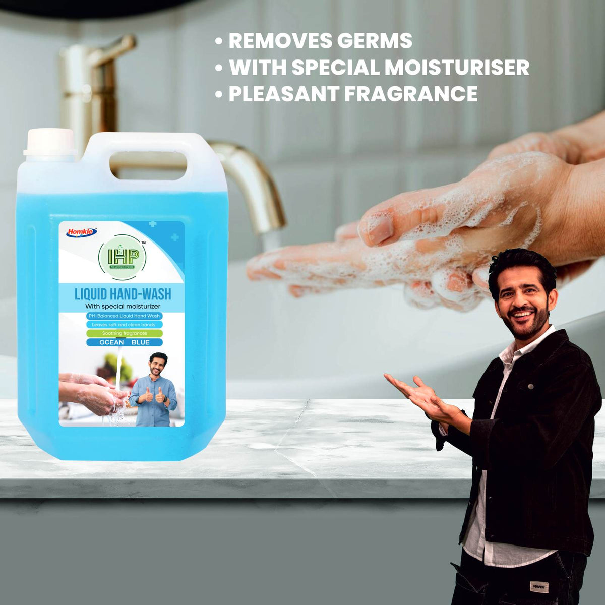 Best Liquid Hand Wash Supplier in Delhi, Gurugram & Faridabad – IHP Hand Wash (5L Can)