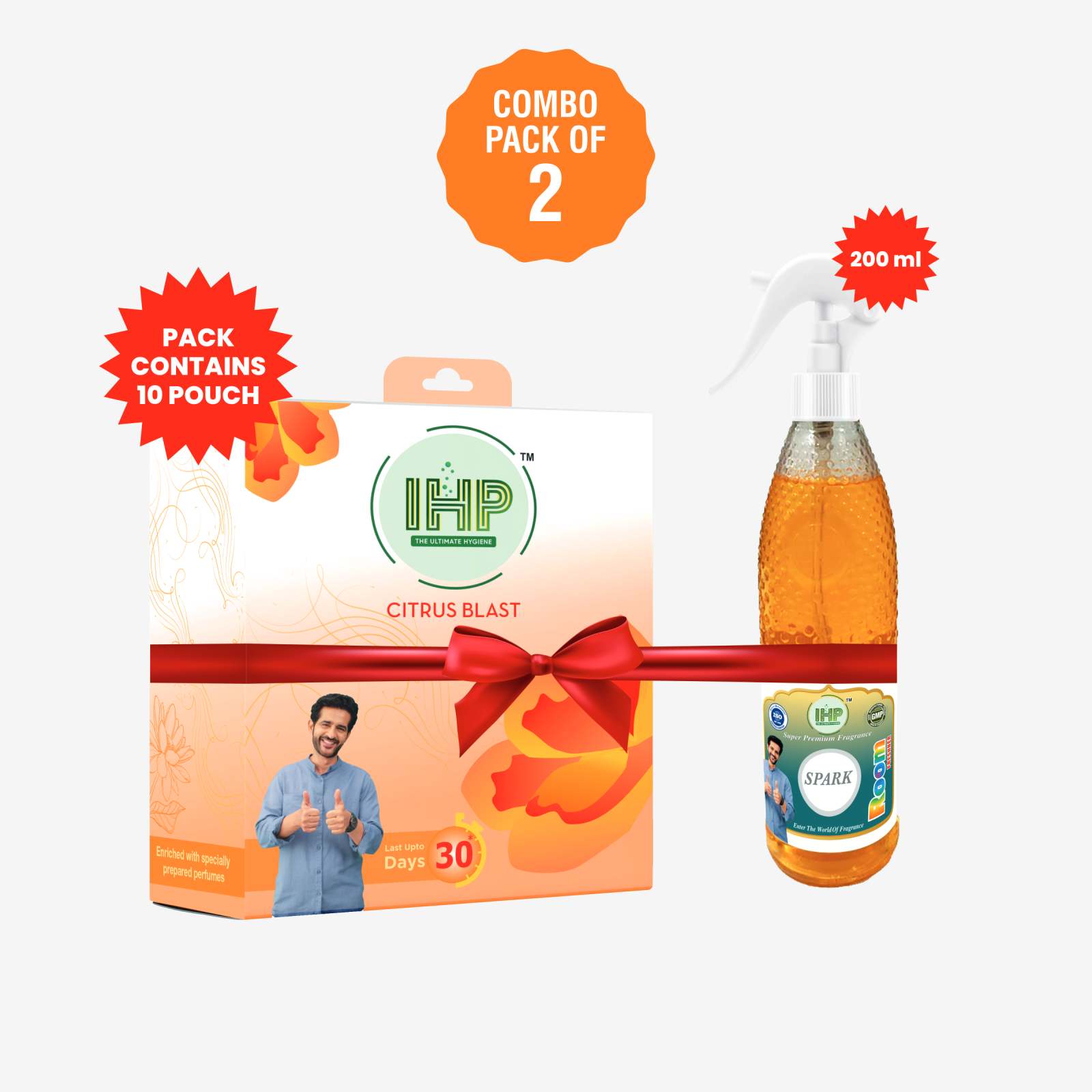 IHP GEL POUCH + ROOM FRESHNER (COMBO OF 2) – Ishan Hygienic Products